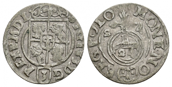 POLONIA 1624 Segismundo-III, 3 Polker (KM-41) MBC
