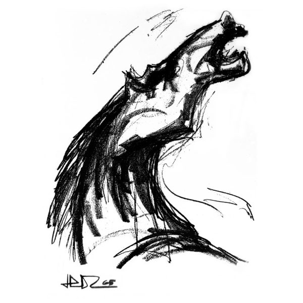 “UN CABALLO LLAMADO VIENTO”- Arq. Juan José Díaz Infante – Giclée