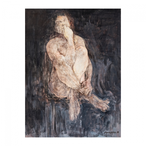 Zhag Dongyu (Dongying, Shandong, China, 1973)  Influida por Goya.  Óleo sobre tela. Firmado. 