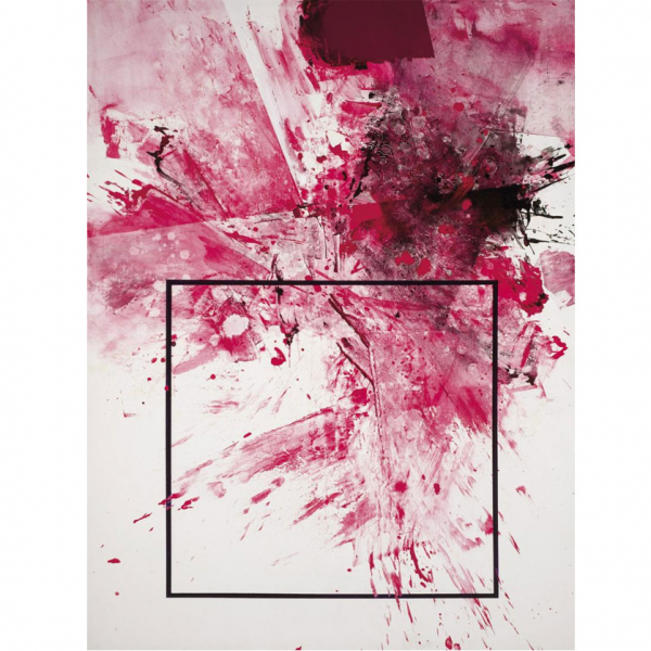 Luis Feito. &quot;1934 (2000)&quot;. Acrílico sobre lienzo. Firmado, fechado (2000) y titulado al dorso.