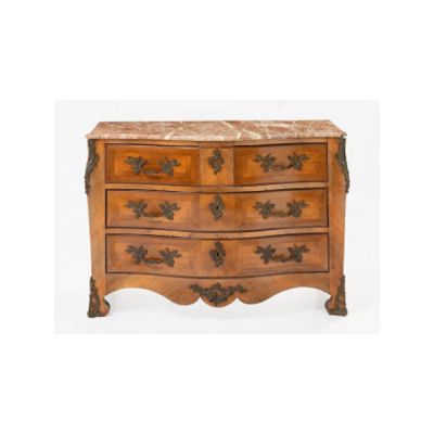 Cómoda en madera de caoba Época Napoleón III. Francia.