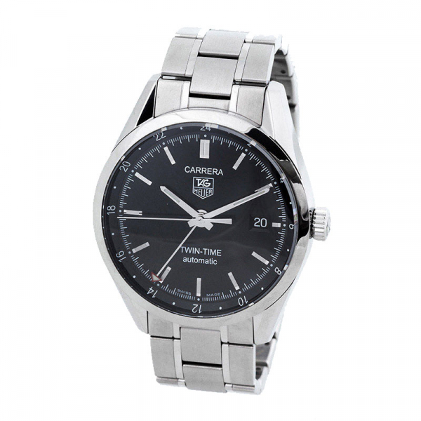 Reloj cab, suizo, TAG HEUER 'Carrera Twin-Time Automatic'