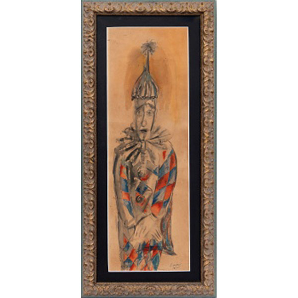 CELSO LAGAR  (Ciudad Rodrigo, Salamanca 1891 - Sevilla 1966) "Arlequín"