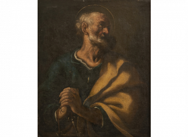 ESCUELA ESPAÑOLA, SIGLO XVII Las lágrimas de San Pedro