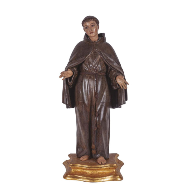 Taller de Pedro de Mena. "San Antonio de Padua predicando a los peces". Talla  
