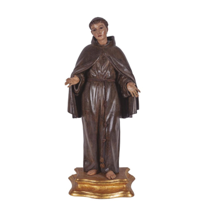 Taller de Pedro de Mena. "San Antonio de Padua predicando a los peces". Talla  