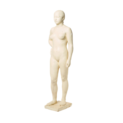 Josep Clarà Ayats (Olot, Girona, 1878-1958) Juventud. Escultura en estuco lacado. Sin firmar.