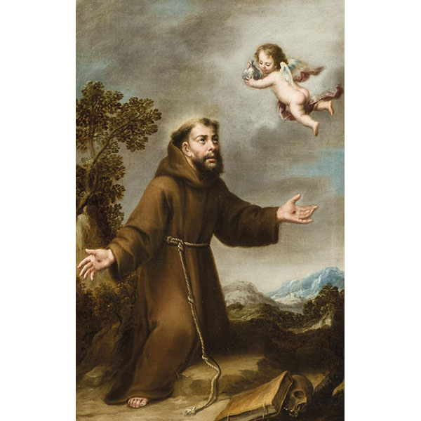 Juan Ruiz Soriano. Escena de San Francisco