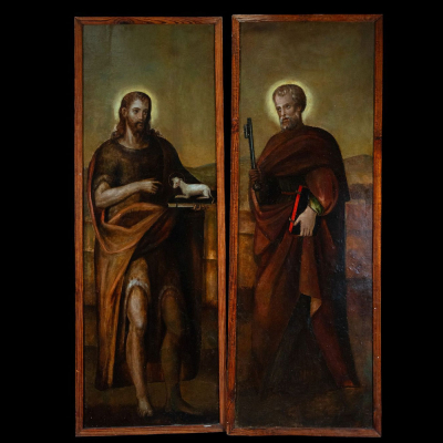 Luis de Vargas "San Juan y a San Pedro". siglo XVI