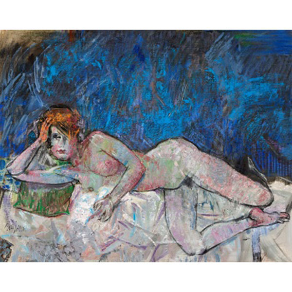 ANTONIO GUIJARRO   (Villarrubia de los ojos, Ciudad Real 1923)  &quot;Desnudo acostado&quot;  