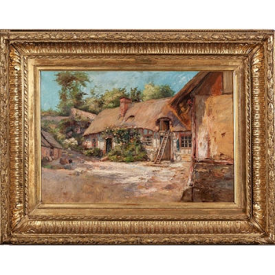 Escuela inglesa, S.XIX "Cottage"