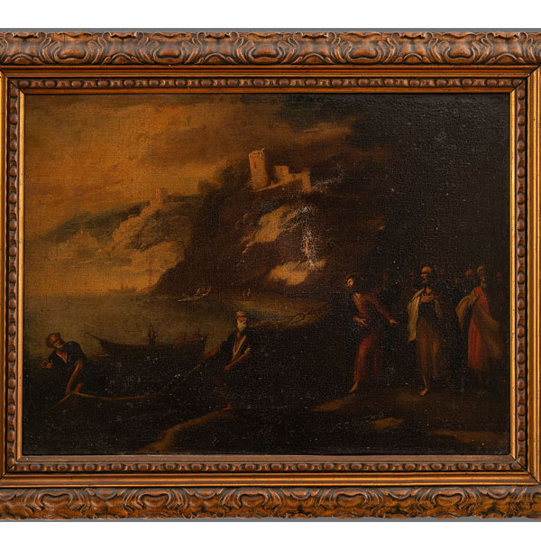 "Pesca Milagrosa" ESCUELA ITALIANA, Siglo XVII