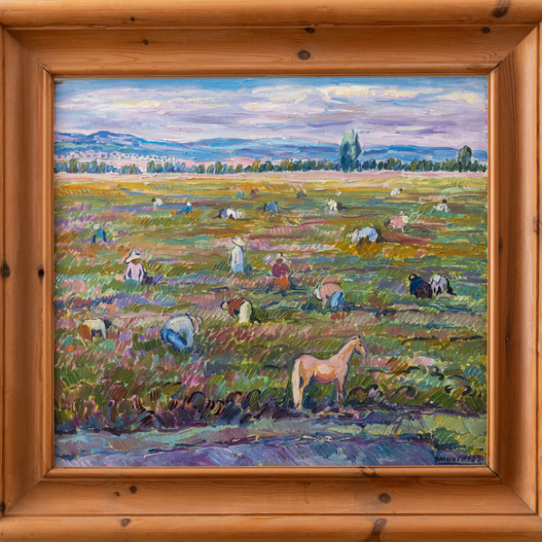 "La Recogida"  JES&Uacute;S MONTES IRIBARREN (Ir&uacute;n, 1940)