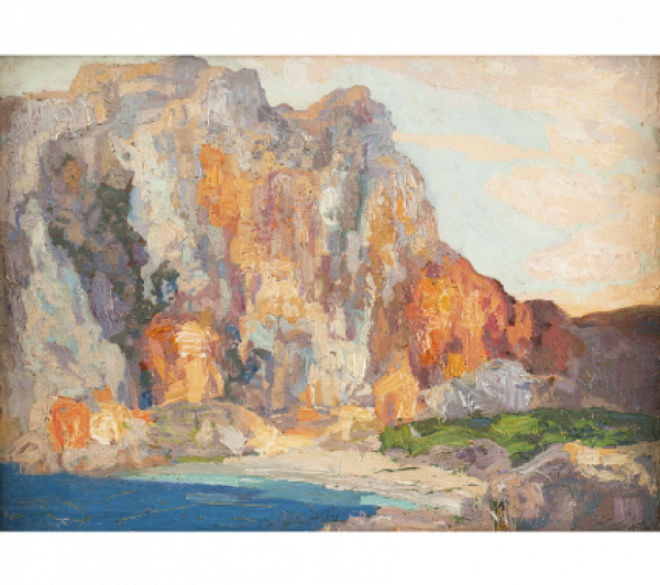 HERMENEGILDO ANGLADA-CAMARASA (Barcelona, 1871-Pollença, Mallorca, 1959) Paisaje de Mallorca
