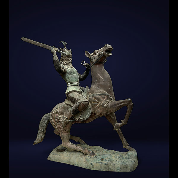 Bronce representando a Jaime I el Conquistador, Espa&ntilde;a, siglo XIX. 