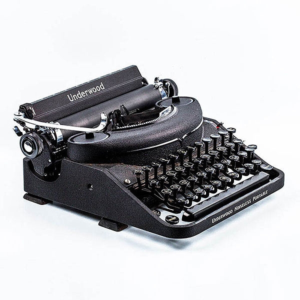 Máquina de escribir portátil vintage UNDERWOOD