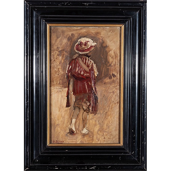 Gonzalo Bilbao Martínez (Sevilla, 1860 - Madrid, 1938) "Paje caminando"