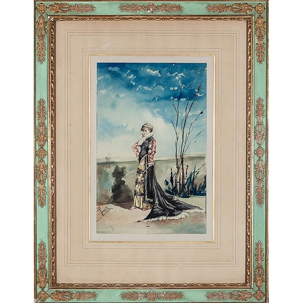 Francisco Pradilla y Ortiz "Dama"