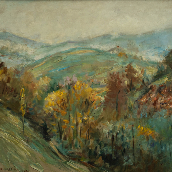 "Montes de Bidasoa"  BERNARDINO BIENABE ARTIA (Echalar, 1899-1987)