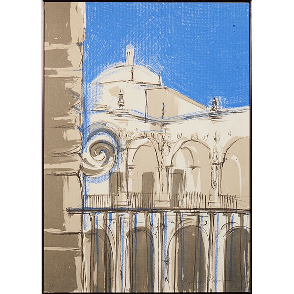 Carmen Parra – Vista del Convento de San Agustín, Querétaro