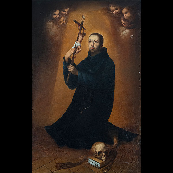 Atribuido a JUAN SIMÓN GUTIÉRREZ (Medina Sidonia, 1634 - Sevilla, 1718) - San Juan de Dios.