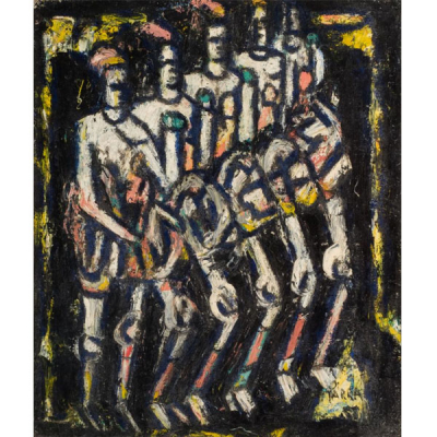 PARRA, GINÉS (1899 - 1961) &quot;Dancers&quot;. 