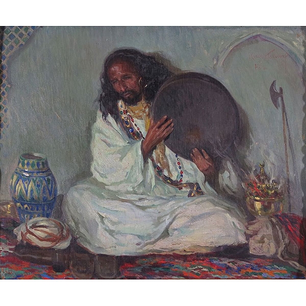 José Cruz Herrera (La Línea de la Concepción, Cádiz, 1890 - Casablanca, Marruecos, 1972) “Músico marroquí”