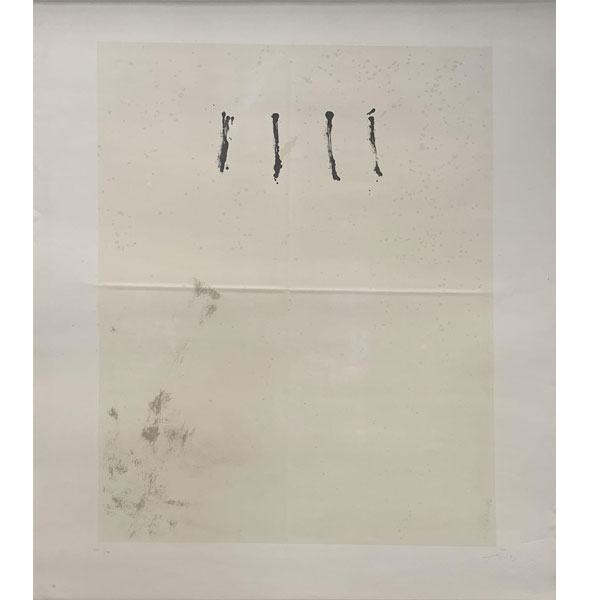 Antoni Tàpies Puig (Barcelona, 1923-2012) . Título: Sin Título (1964)  litografía 