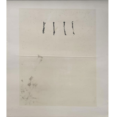 Antoni Tàpies Puig (Barcelona, 1923-2012) . Título: Sin Título (1964)  litografía 