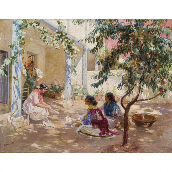 Enrique Simonet. La buenaventura  (c. 1915)