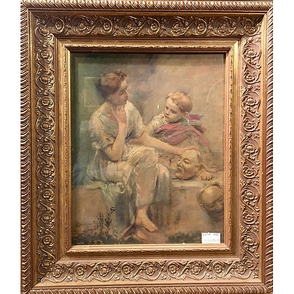 Gyula von Benczur (Hungr&iacute;a, 1844 - 1920) &ldquo;M&aacute;scaras de comedia&rdquo;