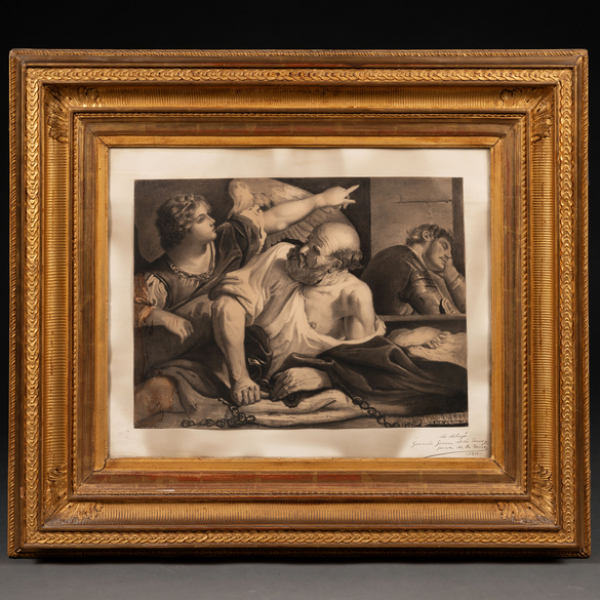 "Aparición del Ángel"   GONZALO GÓMEZ DE LA TORRE, h, 1876 