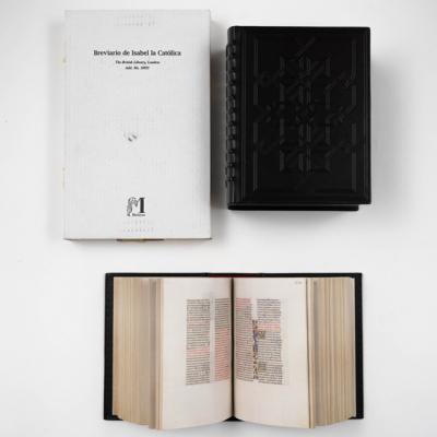 Breviario de Isabel la Cat&oacute;lica The British Library, Londres.  Ejemplar 744 /987. Certificaci&oacute;n notarial 23 de marzo 2010.
