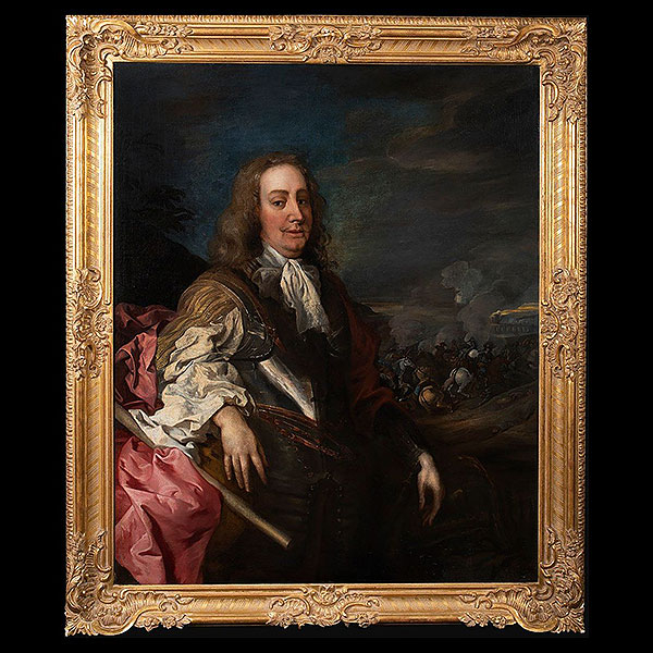 Jacob Huysmans (1633-1696) - Retrato del general George Monck, 1er duque de Albemarle (1608-1670), siglo XVII