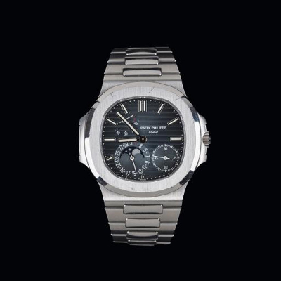 Reloj de pulsera para caballero PATEK PHILIPPE, modelo 5712/1A, realizado en acero.
