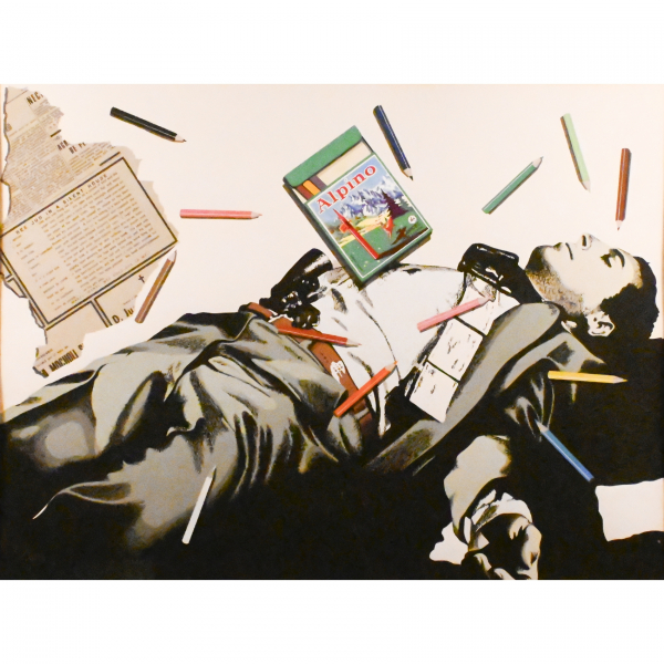 Equipo Crónica (Valencia, 1964-1981)  Lápices.  Serigrafía sobre papel Arches. Firmada y numerada 1/70 a lápiz.