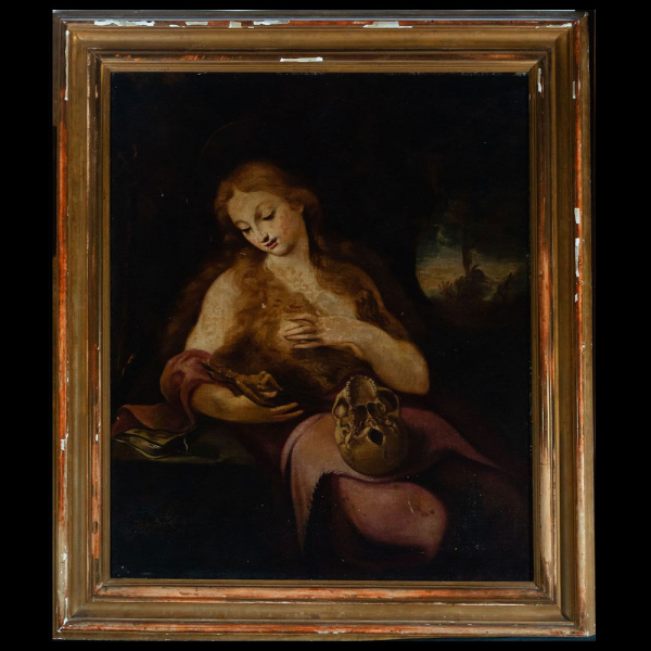 "Magdalena Penitente" Escuela Cordobesa del siglo XVIII, c&iacute;rculo de Juan Antonio Fr&iacute;as Escalante.