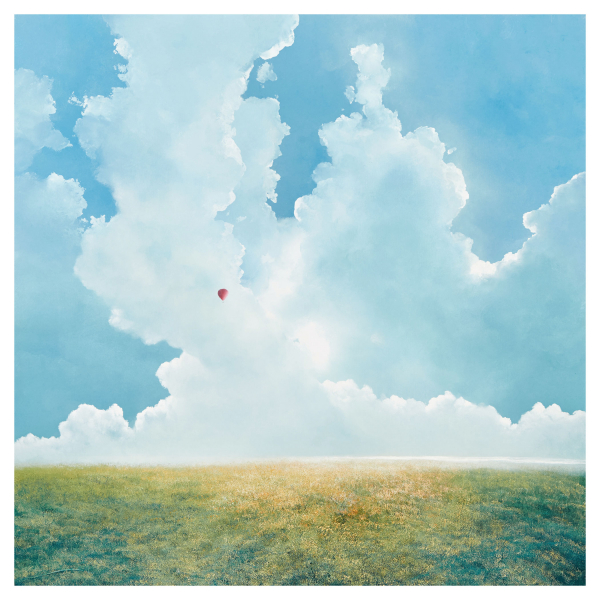 Cristian Sainz (Barcelona, 1973) Heaven from here. Óleo sobre tabla. Firmado.