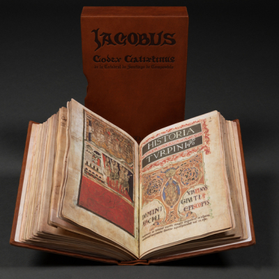 Facsímil Libro Códex Calixtinus. Editorial M.; Kaydela. Ejemplar 896/995.