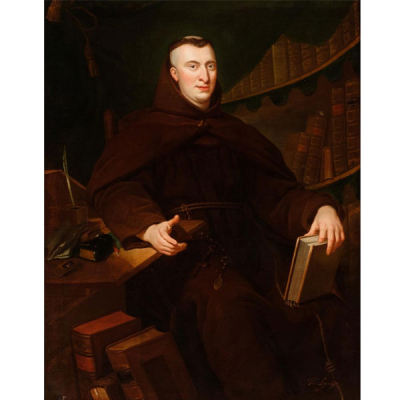 Atribuído a Vicente López (1772 - 1850).  &quot;Fraile&quot;. 