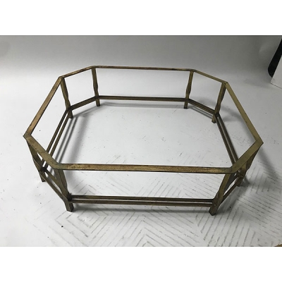 Mesa baja de centro de hierro