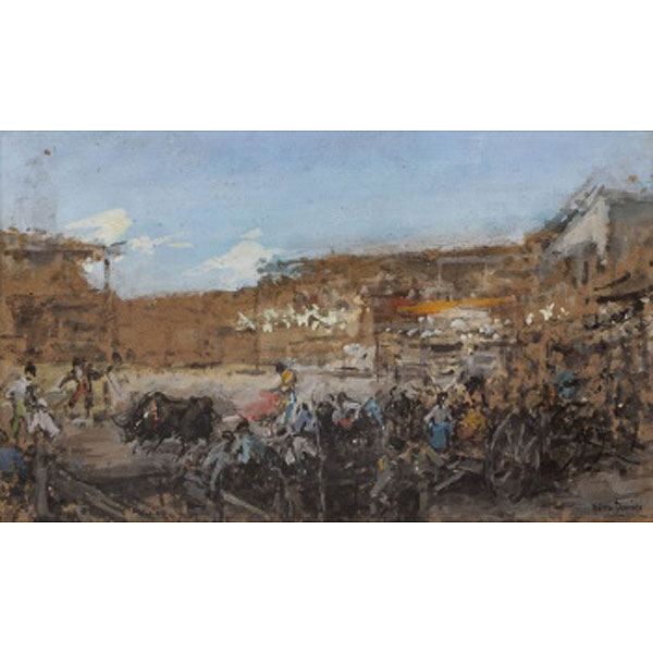 ROBERTO DOMINGO FALLOLA  (París 1883 - Madrid 1956) "Corrida de toros"