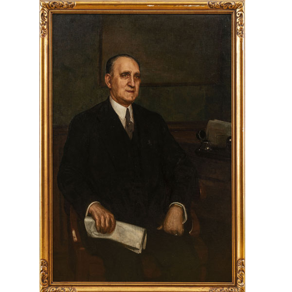 "Retrato de Francisco Andonaegui"  ELÍAS SALABERRÍA (Lezo, 1883-Madrid, 1952)