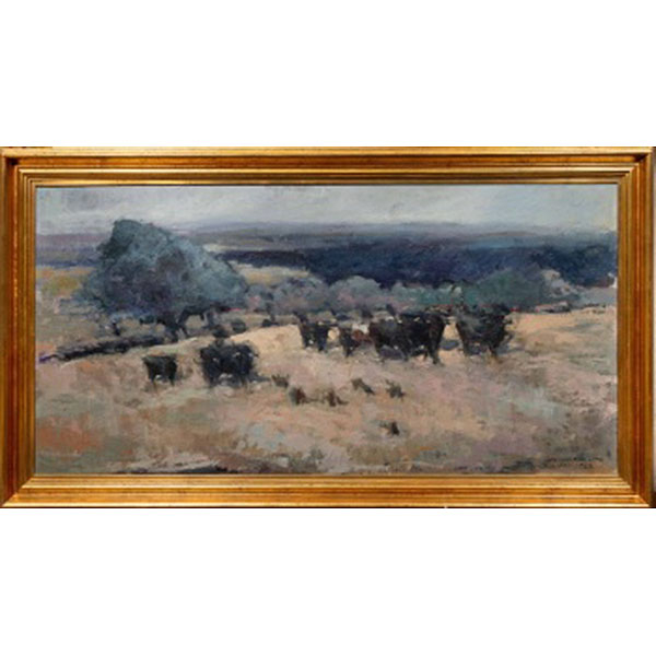 LUIS GARCÍA CAMPOS  (Bilbao 1928 - 2011) "Desde Villar de los Álamos"