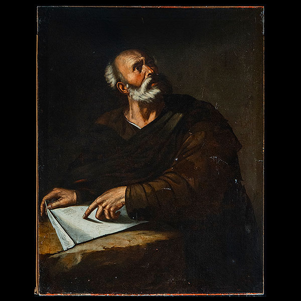 Escuela Napolitana del siglo XVII - Pitágoras.