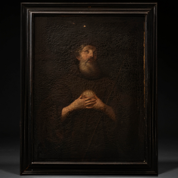 "San Francisco de Paula"  ESCUELA ESPAÑOLA DEL SIGLO XVIII