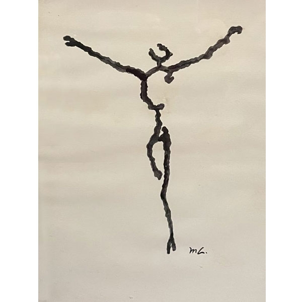 “CRISTO DE AUSCHWITZ”- Mathías Goeritz – Pluma sobre papel