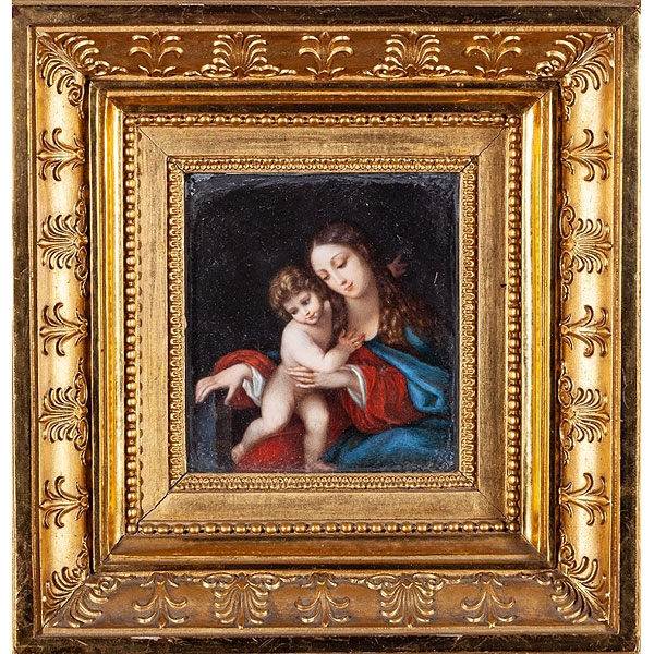 Miniatura italiana según Ludovico Carracci