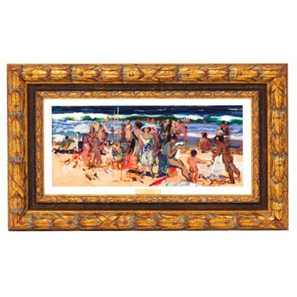 PHILIPPE MONTEAGUDO DUC  (París 1936-Fuentealbilla Albacete 2016) "El periódico. El Saler. Valencia"