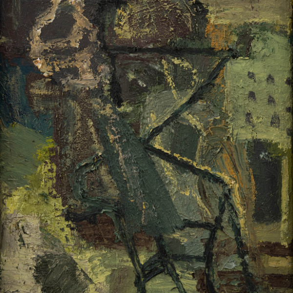 "Ariazko-&ntilde;ia" Par&iacute;s 88.  JUAN LU&Iacute;S GOENAGA (San Sebasti&aacute;n, 1950-2024).   Titulado y fechado en el reverso.